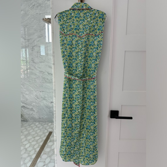 Cinq a Sept Sleeveless Floral Midi Dress - Picture 3 of 6